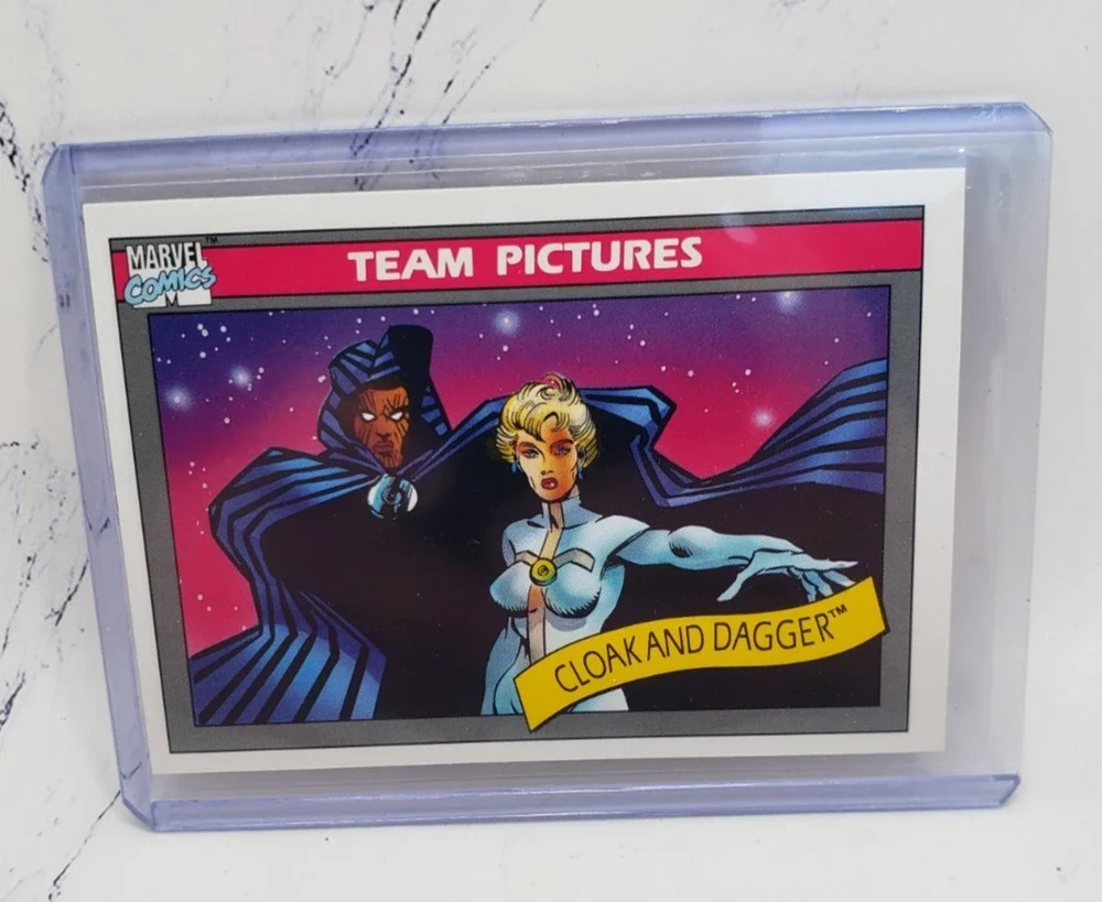1990 Impel Marvel Universe Series 1 Cloak and Dagger #141 Team Pictures